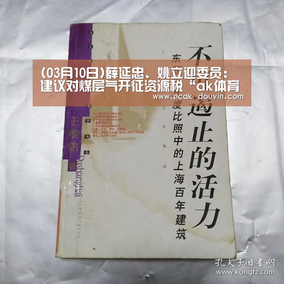 (03月10日)薛延忠、姚立迎委员:建议对煤层气开征资源税“ak体育”